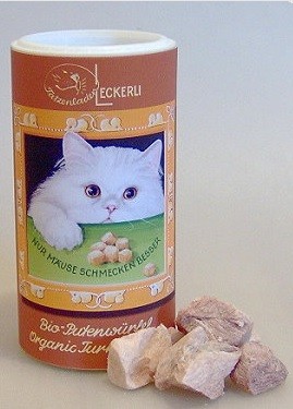 Tatzenladen Bio-Putenwürfel, 25 g DE-ÖKO-003