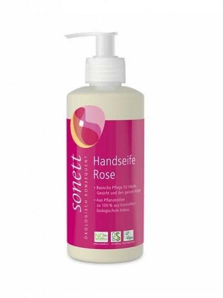 Sonett Handseife Rose, 300 ml