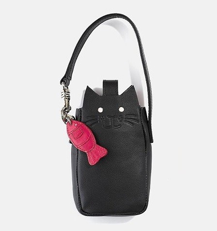 Handytasche schwarz/karmesinrot