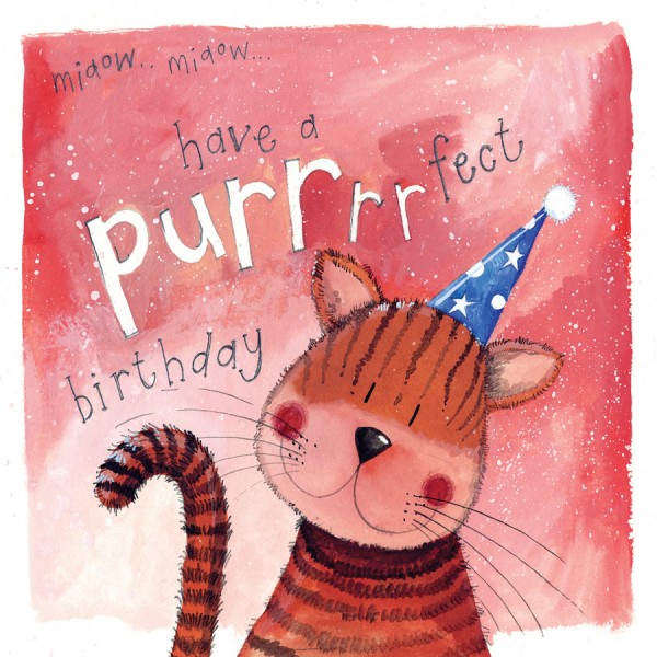 Geburtstagskarte Purrrfect Birthday