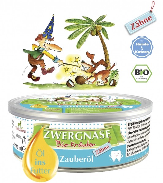 Zwergnase Bio Zauberöl Zähne, 140g