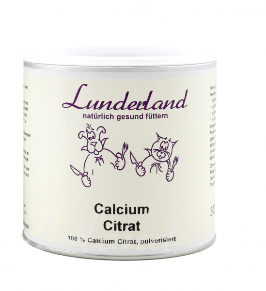 Lunderland Calcium Citrat, 300 g - MHD 25.03.2022