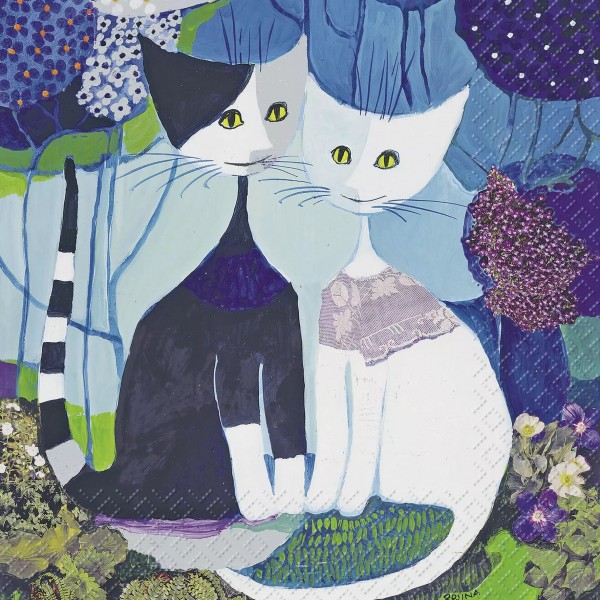 Rosina Wachtmeister Servietten Wedding Blau