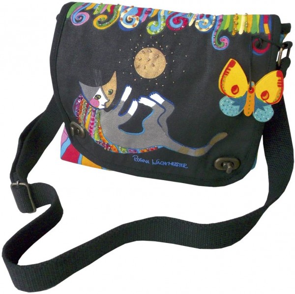 Rosina Wachtmeister Messenger Bag Cat and Butterfly