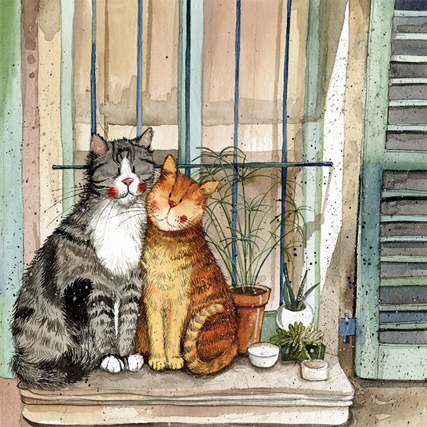 Klappkarte Provence Cats