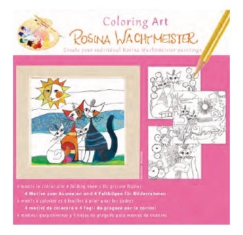 Rosina Wachtmeister Coloring Art, 4 Motive