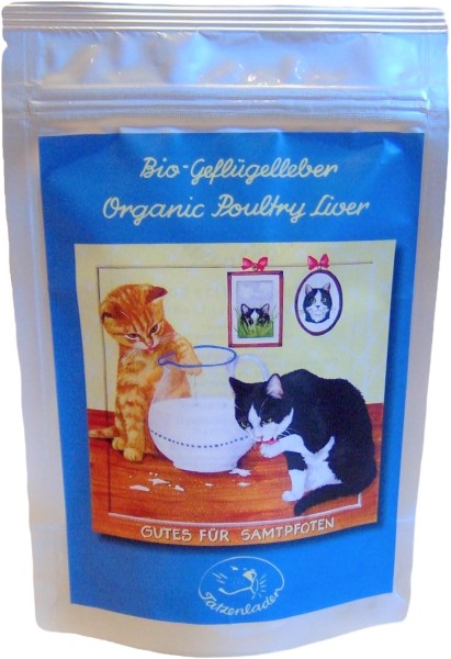 Tatzenladen Organic Poultry liver powder, 100 g DE-ÖKO-003
